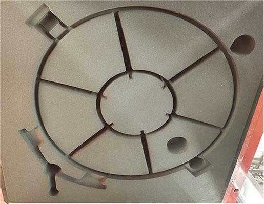 Automatic casting and shaping of manhole covers