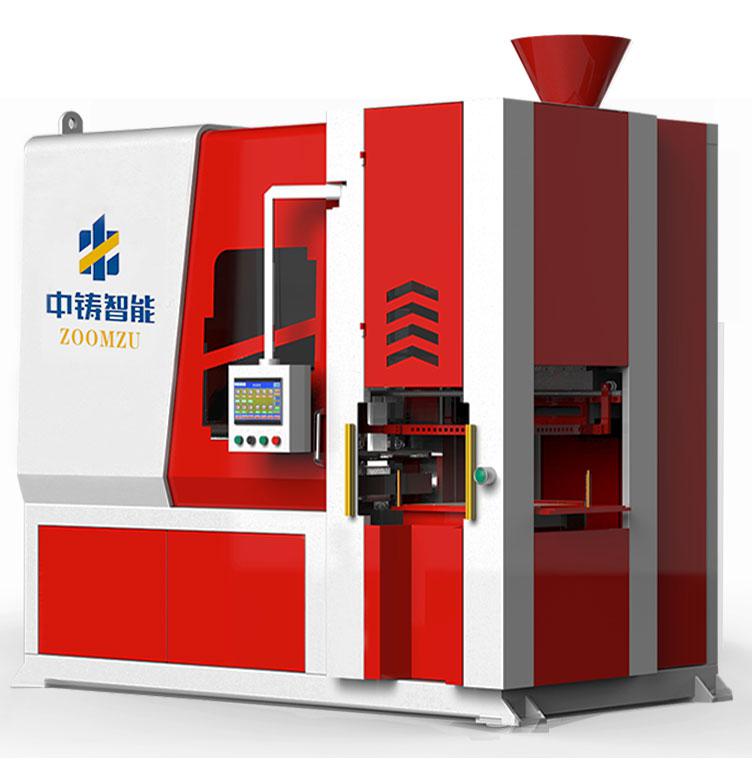 Conventional horizontal parting molding machine for tidal sand