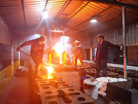 The application of automated casting molding production line in the casting production of pipeline castings
