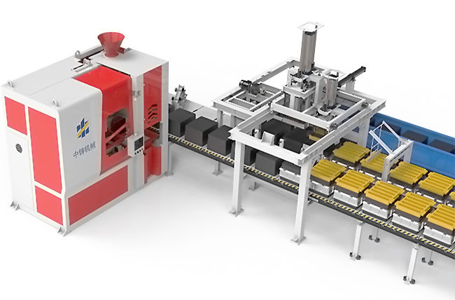Fully automatic casting molding line