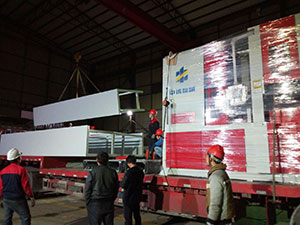Fully automatic molding machine and chain plate pouring line sent to Hubei
