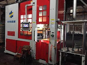 On-site situation of fully automatic sand casting machine in Jinhua, Zhejiang 