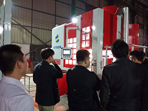 Model Z4555 automatic molding machine export to Korea