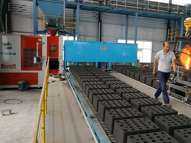 The working process of fully automatic molding machine