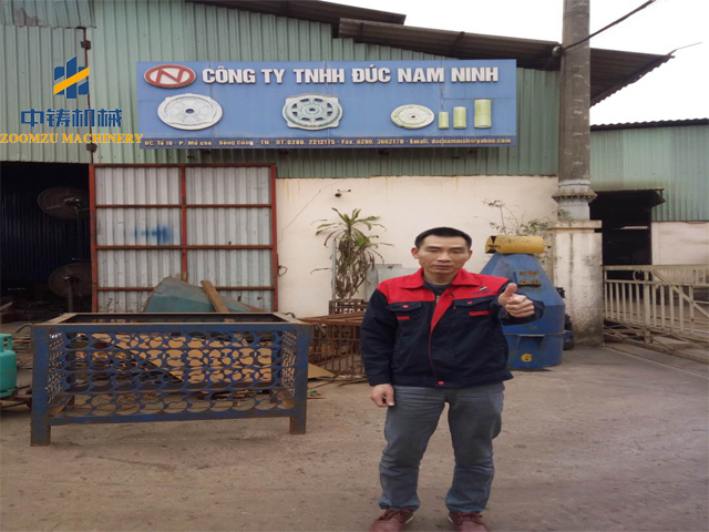 Zoomzu automatic molding machine was successfully put into production in Vietnam