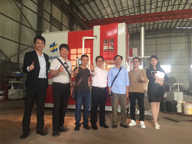 Green sand molding equipment works smoothly in Vietnam