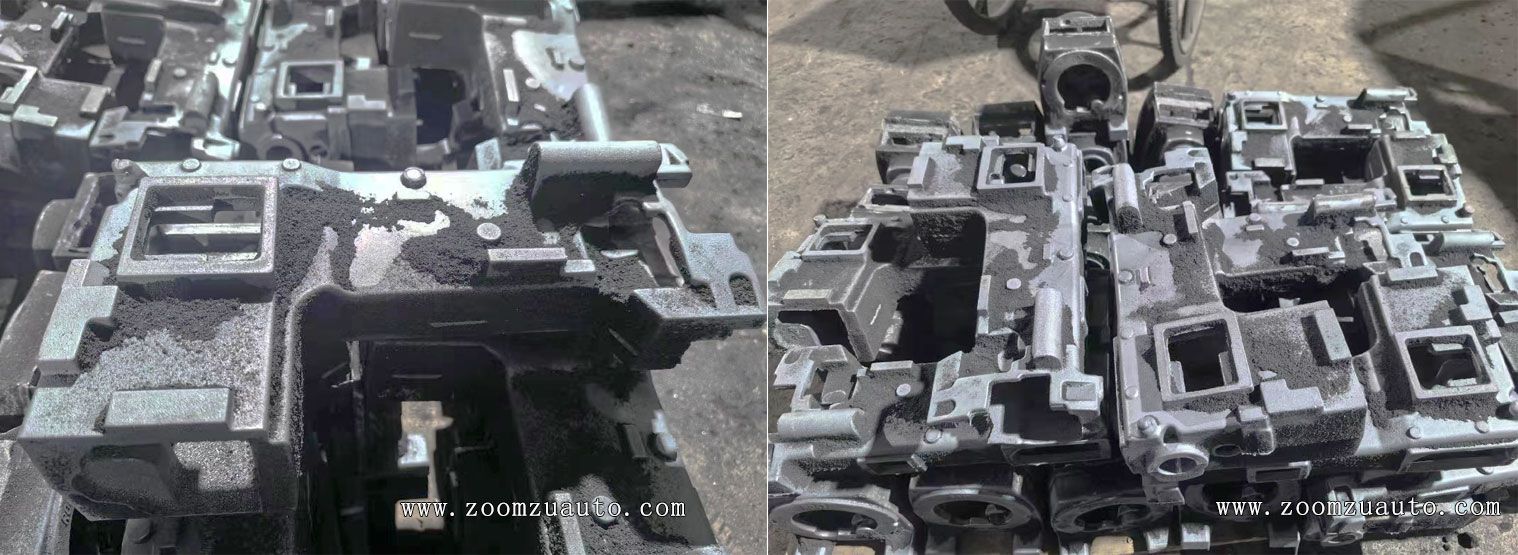 Sewing machine casing castings