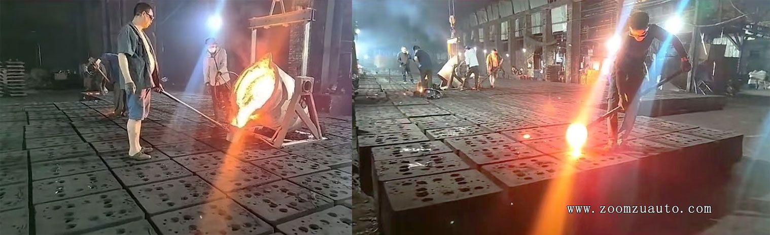 Furnace casting production