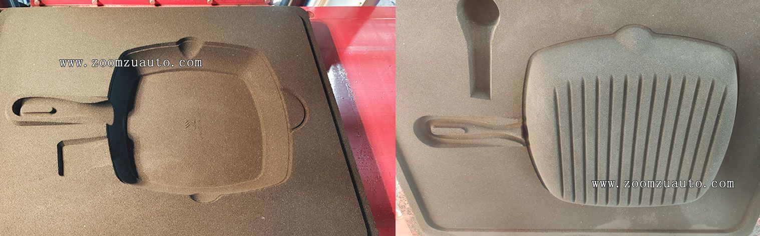 Automated casting and molding line for pots and utensils