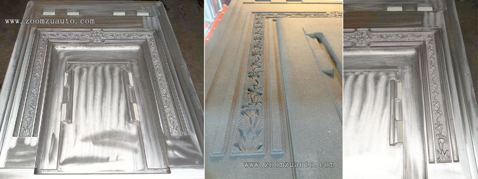 Automated casting and shaping of fireplace castings Automated casting and shaping of fireplace castings