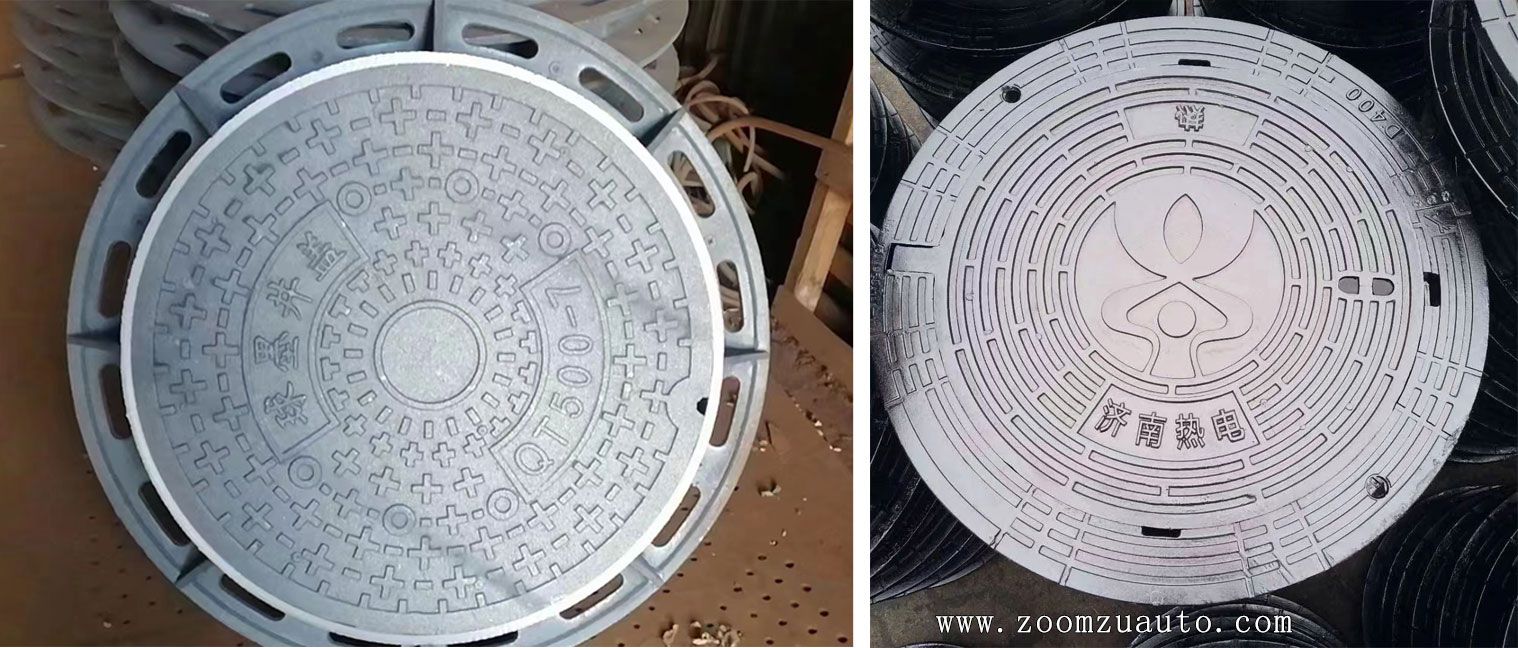 Manhole cover casting