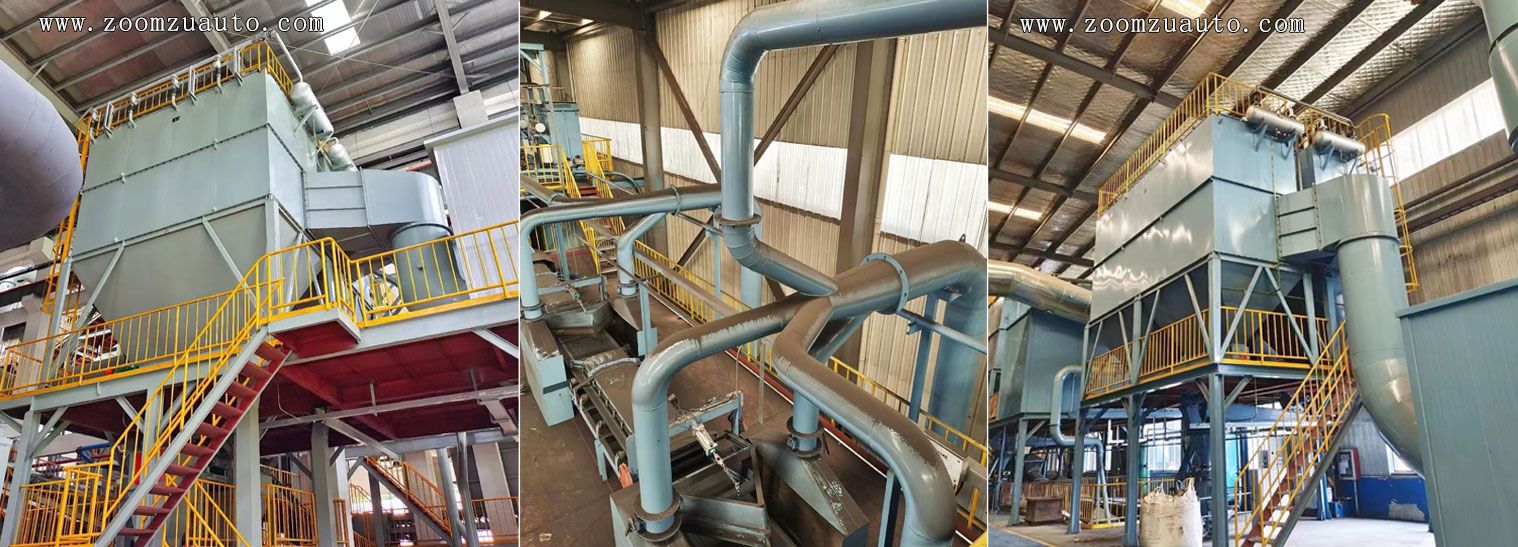 Dust removal equipment for foundry