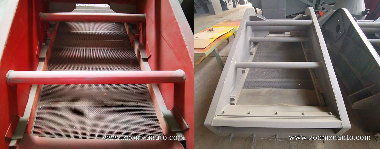 Casting screening equipment