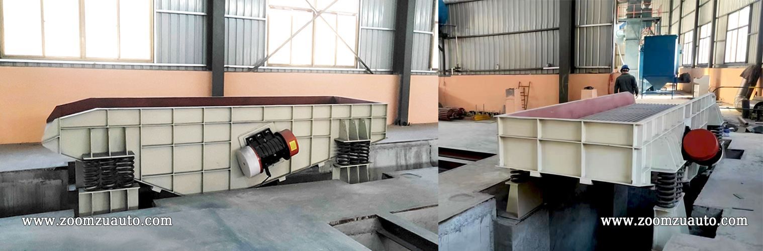 Sand casting vibration sand dropping machine