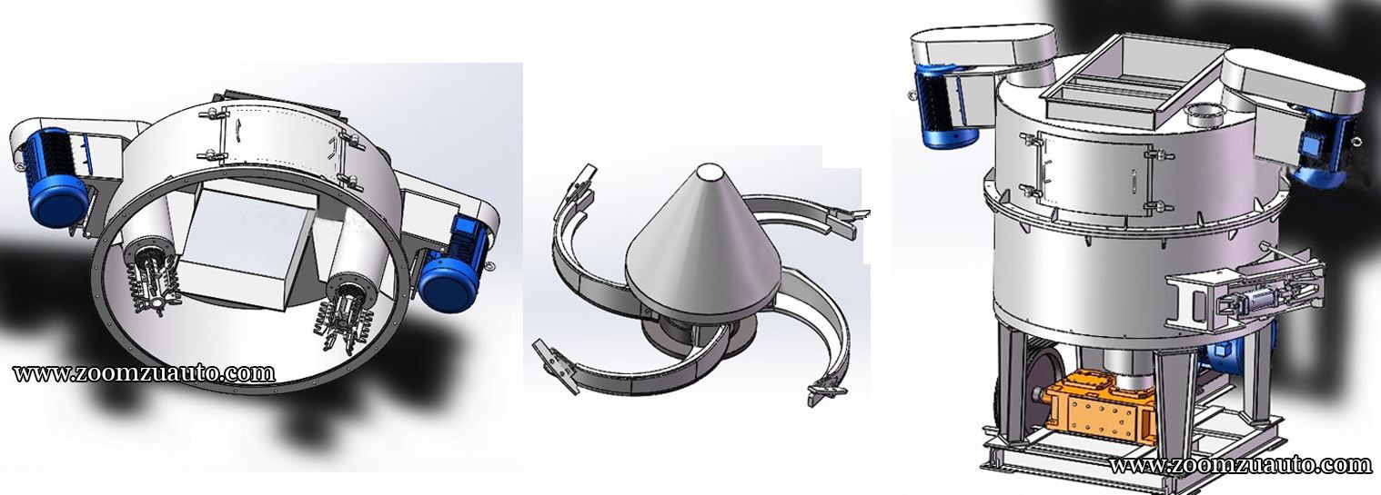 The structure of casting sand mixer