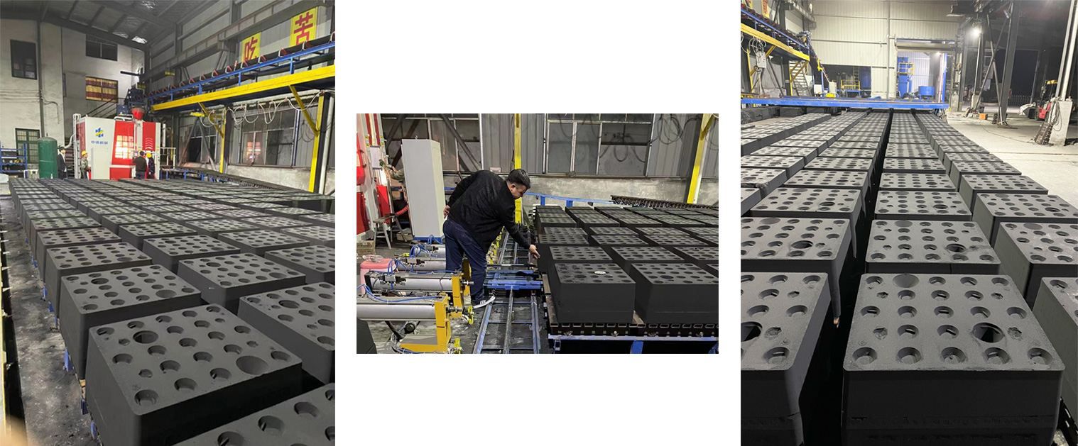 Pouring production line