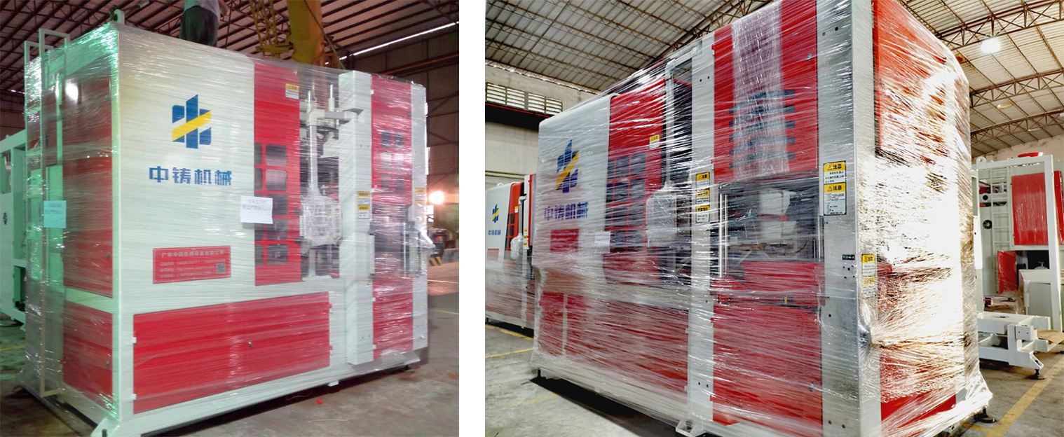 Tidal sand horizontal parting automatic molding machine