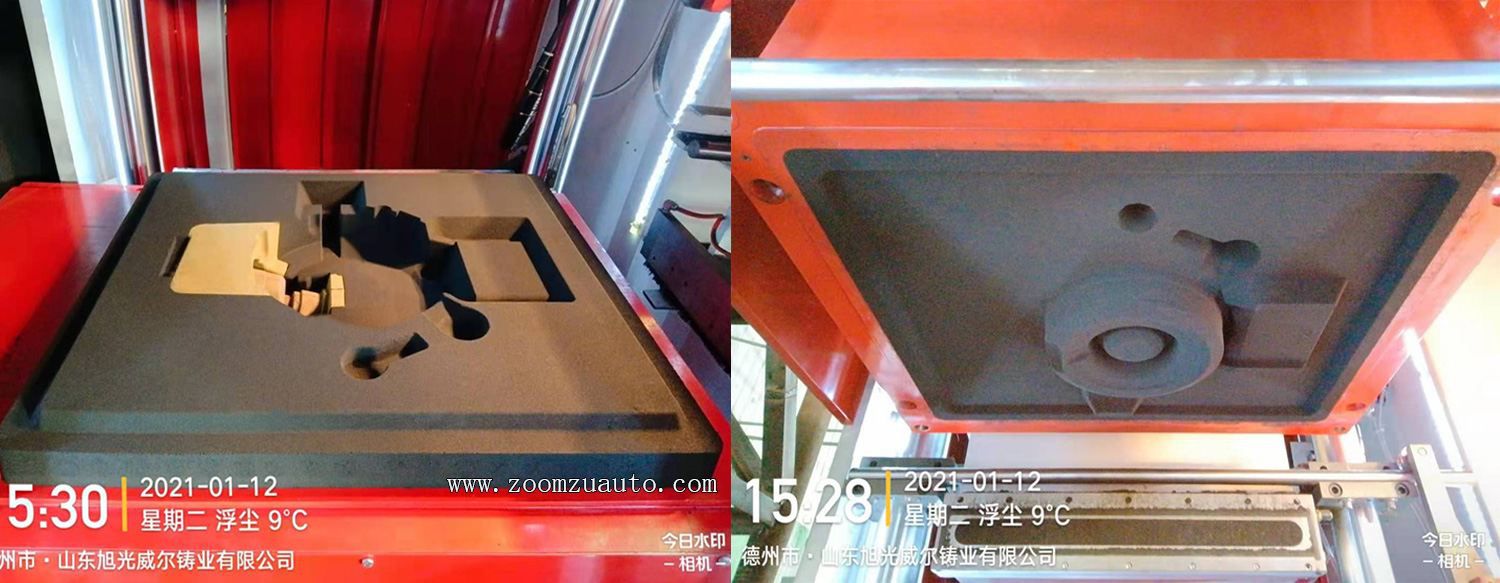 Tidal sand casting molding machine