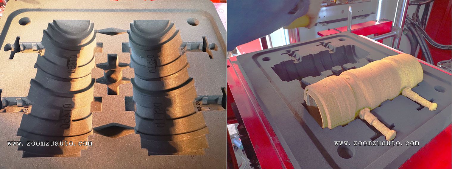 Casting and molding equipment for fire pipeline castings