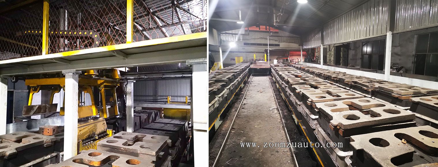 Automated casting and molding production line