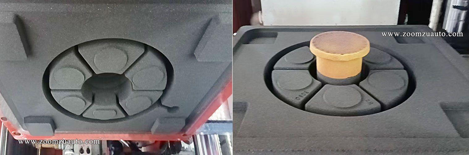 Belt pulley casting molding machine