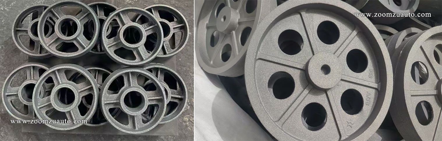 Belt pulley casting