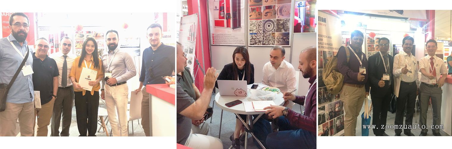 Zoomzu's group photo with friends Manufacturer of automated casting equipment