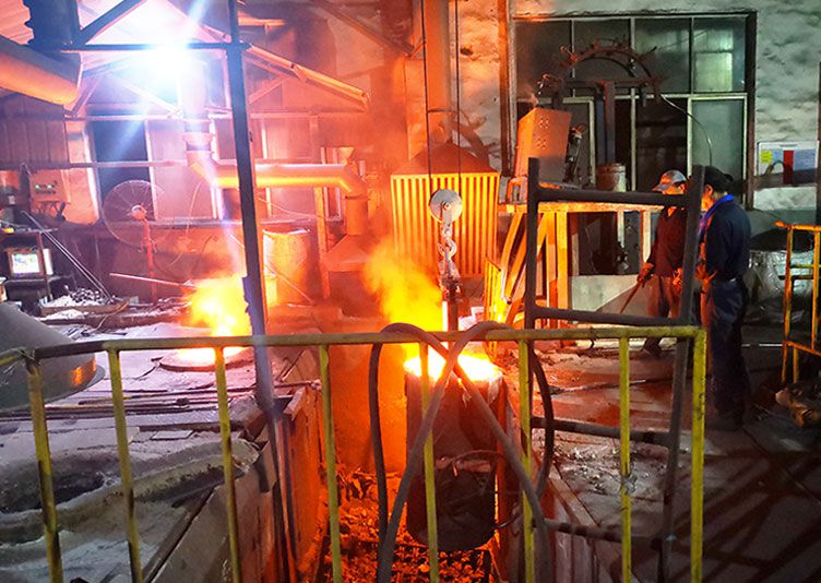 Spheroidizing equipment for ductile iron (QT) metal solution